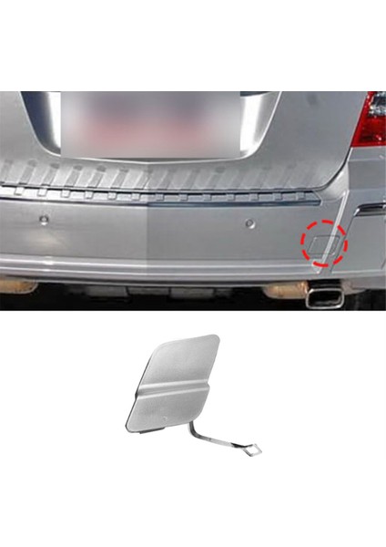2048853223 Mercedes Için Glk X204 GLK300 GLK350 2008-2012 Çekme Kapağı Arka Tampon Tow Hook Kapak Gümüş (Yurt Dışından) indirimleri