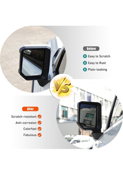 Toyota Land Cruiser Için 250 Prado LC250 2024 Araba Dikiz Aynası Yağmur Kalkanı Kapak Trim Dış Aksesuarları (Yurt Dışından) modelleri