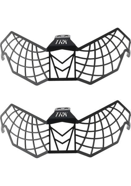 2x Motosiklet Far Koruma Izgarası Grille Koruma Koruma Mesh Benelli TRK702X TRK702 x Trk 702X 702 x 2023 2024 (Yurt Dışından)