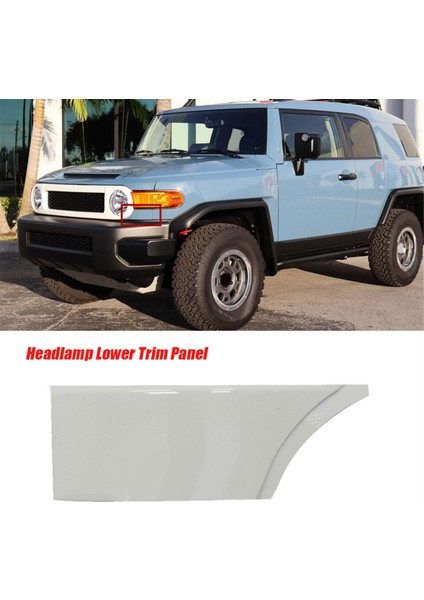 Sol Ön Alt Tampon Dolgu Plakası 52513-35100-A0 Toyota Fj Cruiser 2007-2014 Fender Köşe Trim Kapağı 5251335100 (Yurt Dışından) fiyatları