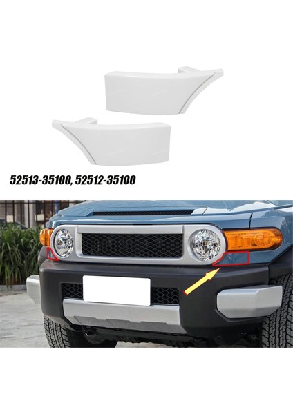 Sol Ön Alt Tampon Dolgu Plakası 52513-35100-A0 Toyota Fj Cruiser 2007-2014 Fender Köşe Trim Kapağı 5251335100 (Yurt Dışından) modelleri