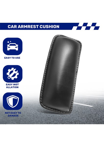 Evrensel Araba Kolçak Yastığı Yumuşak Deri Merkez Konsol Diz Yedi Kapısı Koltuk Dirsek Pedi Konfor Yastığı, 1 Pcs (Yurt Dışından) fırsatları