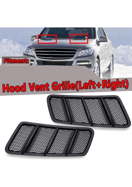 4pcs Araba Ön Kaputu Havalandırma Izgarası Mercedes Benz W166 Gl GL350 2012-2015 &amp; W164 ml / Gl Sınıfı 2008-2011 (Yurt Dışından) fiyatları