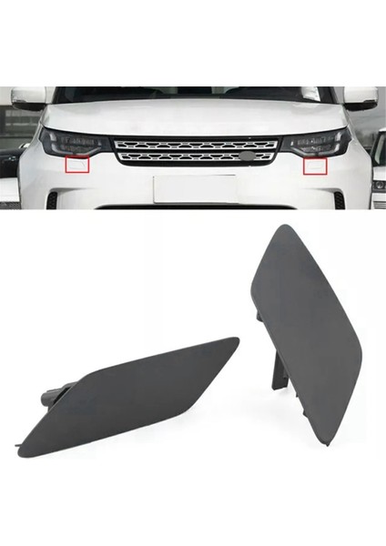 1 Çift Ön Tampon Kafası Işık Lambası Far Yıkama Kapağı Land Rover Discovery Için 5 2017-2020 LR083110 LR083109 (Yurt Dışından) fırsatları