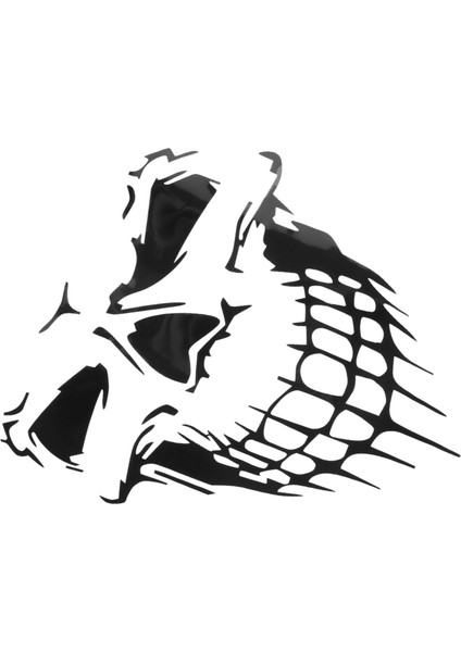 Araba Sticker Araba Dövme Kafatası Iskeleti Büyük Dekoratif Çıkartma (Siyah) (Yurt Dışından) fiyatları