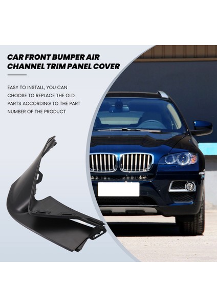 Araba Ön Tampon Hava Kanalı Trim Panel Bmw X6 F16 2013-2019 35IX 28IX 30DX 50IX Hava Kanalı Trim Kapak 51118058558 R (Yurt Dışından) modelleri