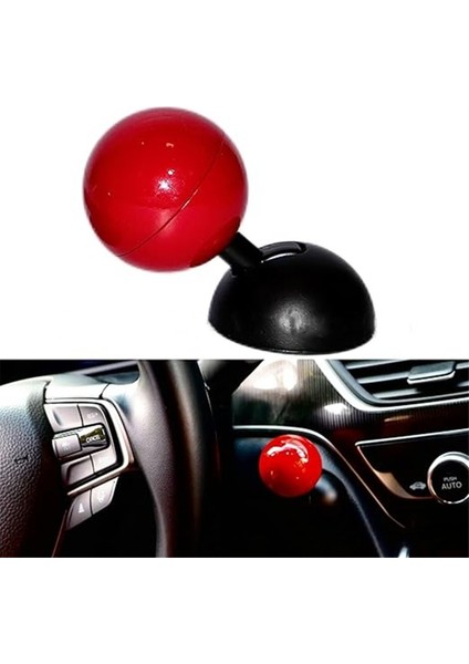 Düğme Kapağı, Joystick Araç Motoru Başlat Durdur Düğmesi Kapak Koruyucu, Araba Ateşleme Düğmesi Kapak Dekorasyonu, Kırmızı (Yurt Dışından) fırsatları