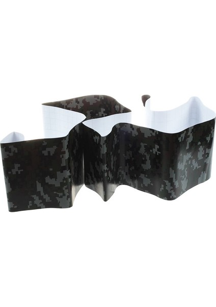 4 Rulo Camo Araba Sticker Karbon Fiber Motosiklet Pvc Vinil Ordu Sticker Camo Woodland Sticker Siyah Dijital Kamuflaj (Yurt Dışından) modelleri