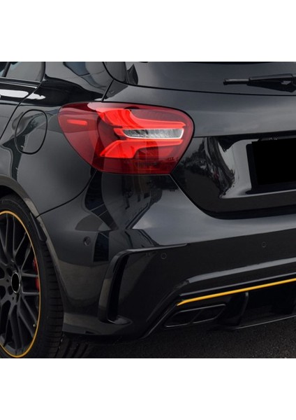 1 Çift Araba Arka Tampon Ayırıcı Spoiler Benz W176 A200 A250 A45 Amg 2013-2016 Için Mercedes Için Canard (Yurt Dışından) modelleri