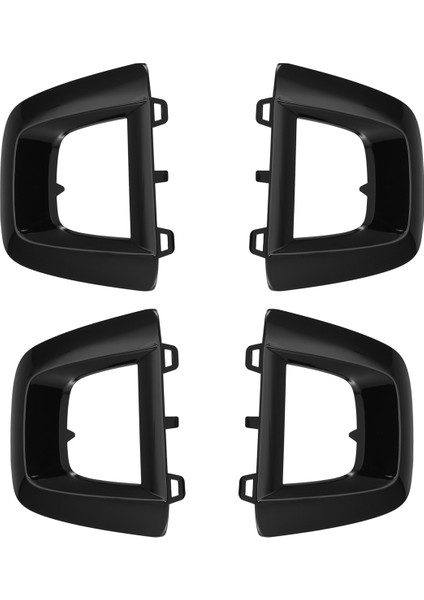 4pcs Siyah Ön Tampon Yan Spoiler Trim 2538856300 2538856400 2538856700 2538856800 Mercedes Için X253 C253 Glc 16-19 (Yurt Dışından) fiyatları