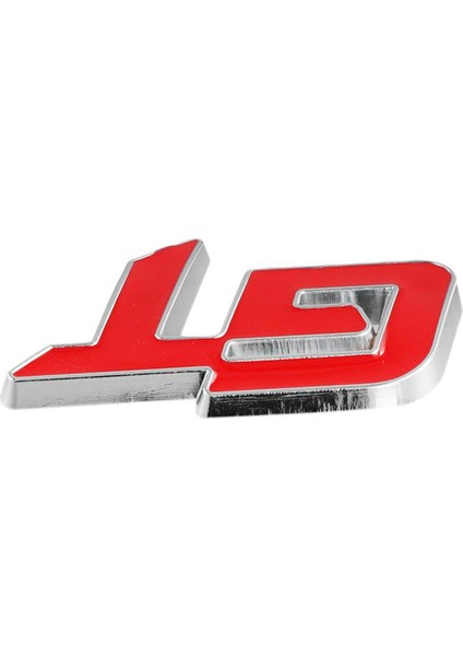 3D Gt Logo Araba Sticker Moda Araba Dekor Etiketi Ford Mustang Focus 2 3 Fiesta Ranger Mondeo Mk2 Kırmızı+Gümüş (Yurt Dışından)