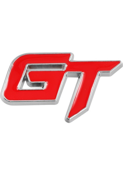 3D Gt Logo Araba Sticker Moda Araba Dekor Etiketi Ford Mustang Focus 2 3 Fiesta Ranger Mondeo Mk2 Kırmızı+Gümüş (Yurt Dışından) fırsatları