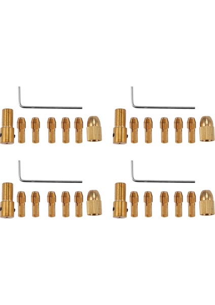 32PCS 0.5-3mm Küçük Elektrikli Matkap Bit Kolet Mini Twist Chuck Aracı Kiti (Yurt Dışından)