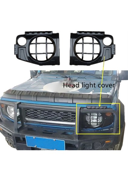 Suzuki Jimny JB64 Sierra JB74W 2019-2023 Modifiye Sis Koruyucu Kapak Için Araba Ön Far Koruyucu Kapak (Yurt Dışından) fırsatları