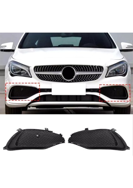 Ön Tampon Grille Havalar Mercedes Için Sis Işık Çerçevesi Benz W117 CLA180 CLA200 CLA220 2016-2019 Sağ 1178857600 (Yurt Dışından) fırsatları