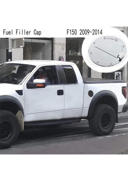 Ford F150 2009-2014 Gümüş Için Araba Kapısı Gaz Yakıt Dolgu Kapağı Kapak Döşeme Yakıt Deposu Kapağı (Yurt Dışından) fiyatları