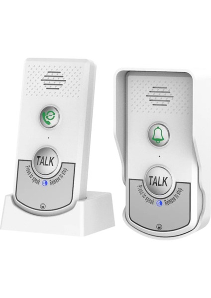 2.4g Kablosuz Uzun Mesafe Kapı Telefon Intercom Kapı Zili 2 Yolu Ses Sesli Gönderen ve Hastane Otel Çağrısı (B) (Yurt Dışından) indirimleri