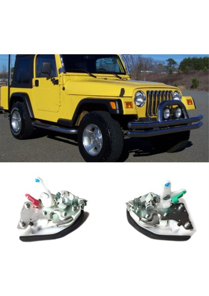 Araba Ön Kapı Kilidi Aktüatörü 55075990AE 55075991AE Jeep Wrangler Için 1997-2002 Araba Kapı Kilit Bloğu (Yurt Dışından) indirimleri