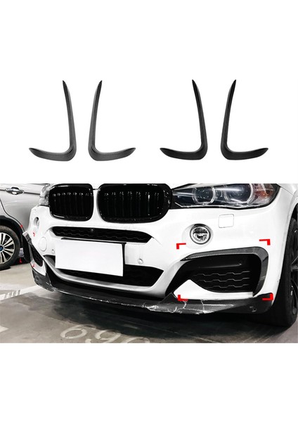 Araba Ön Tampon Ayırıcı Spoiler Trim Sis Fg Fog For Bmw X6 F16 2015-2019 M Spor Araba Dekorasyon Parçaları, Bir (Yurt Dışından) fiyatları