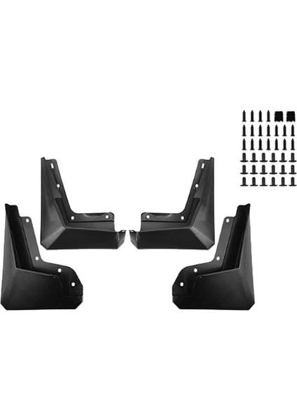 Tesla Cybertruck 2024 Ön Arka Çamur Fleps Için Araba Çamurlukları Gardiyanlar Sıçrama Çamurluk Araba Dış Aksesuarları (Yurt Dışından)