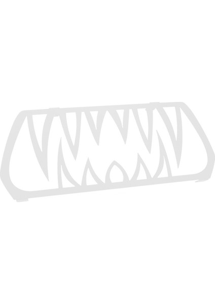 Motosiklet Ön Izgara Dişleri Can-Am Ryker 600/900/RALLI/SPOR Aksesuarları, Alüminyum Grilles Mesh Seti Beyaz (Yurt Dışından) modelleri