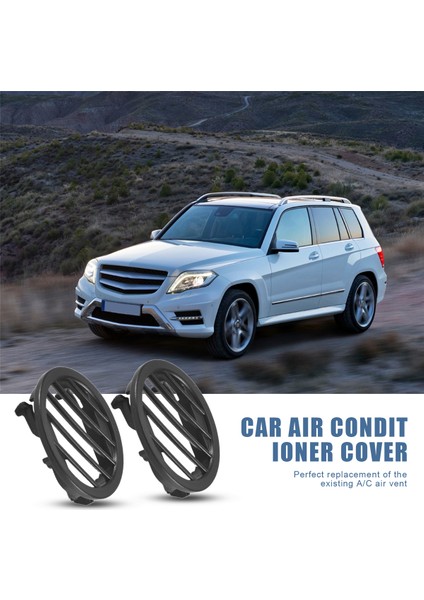 Araba Sol ve Sağ Yan Dash A/c Hava Havalandırma Izgaraları Abs Siyah Mercedes-Benz Için Siyah X204 Glk 2009-2015 Araba Hava Havalandırma Izgaraları (Yurt Dışından) fırsatları
