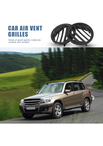 Araba Sol ve Sağ Yan Dash A/c Hava Havalandırma Izgaraları Abs Siyah Mercedes-Benz Için Siyah X204 Glk 2009-2015 Araba Hava Havalandırma Izgaraları (Yurt Dışından) indirimleri
