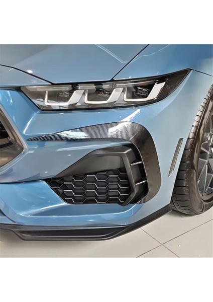 Ford Mustang S650 2024 2025 Yan Hava Emme Çerçeve Spoiler Splitter Karbon Fiber (Yurt Dışından) fırsatları