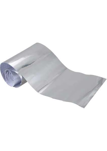 Krom Ayna Vinil Film Sarma Sticker Çıkartma Uzatılabilir Yansıtıcı 152X20CM Gümüş (Yurt Dışından)