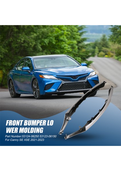 Ön Tampon Spoiler 53124-06250 53123-06150 Toyota Camry Se Xse 2021-2023 Tampon Alt Kalıp Trim (Yurt Dışından) indirimleri