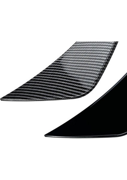 Araba Ön Tampon Yan Ayırıcı Spoiler Sis Lambası Yan Spoiler Trim Için Mazda Miata Mx-5 Nd 2016+ Parlak Siyah (Yurt Dışından) fırsatları