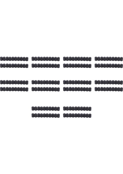 200PCS Plastik Bisiklet Bisiklet Valfi Toz Kapakları Araba Van Motosiklet Lastik Tüpleri Siyah (Yurt Dışından)