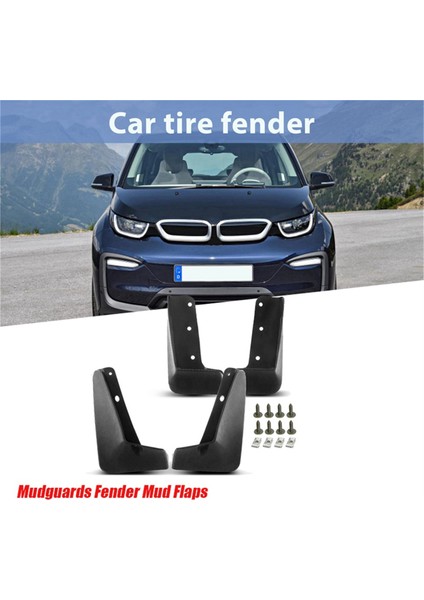 4pcs Araba Mudguards Bmw Için Çamur Çamur Fleps I3 2014-2020 Hatchback Ön Arka Sıçrama Korumaları Mudflaps (Yurt Dışından) fırsatları