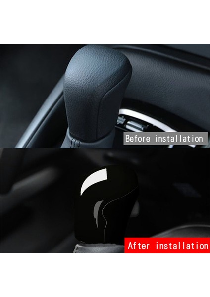 Iç Aksesuarlar Araba Dişli Kafası Vites Düğmesi Kapak Toyota Corolla Cross Için Hentbol Trim Sticker 19-2023 Parlak Siyah (Yurt Dışından) modelleri