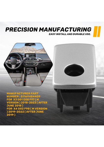 Eldiven Kutusu Tutamböceği Kutusu Kilit Mandal Kolu Kapak Kiti Bmw X3 G01 G08 F97 X4 G02 F98 (M Versiye) (Yurt Dışından) indirimleri