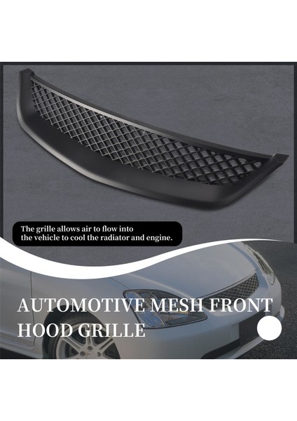 Honda Civic Jdm Tip R 2001-2003 Için Siyah Mesh Abs Ön Kaput Grille Grill (Yurt Dışından) fırsatları