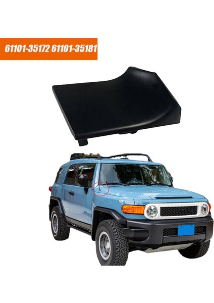 Sol Ön Taraf Çamurluk Üst Panel 6110235132/61102-35141 Toyoda Fj Cruiser Için 2007-2011 Araba Kaput Kanat Boyun Trim Plakası (Yurt Dışından) indirimleri