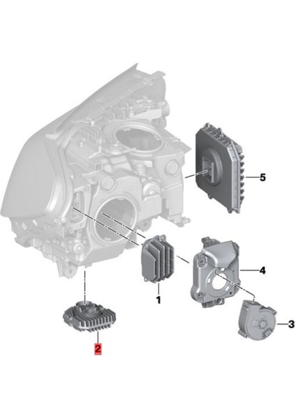 Sağ Ön Far Melek Gözleri Işık Kaynağı 63117214940 Bmw Için 5 G30 G31 G38 16-2018 LED Gündüz Çalışma Işık Modülü (Yurt Dışından) fırsatları
