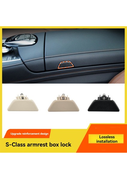 Mercedes Benz S Sınıfı W222 2014-2020 Siyah Için Araba Merkezi Konsol Kapağı Koltuklu Kutu Panel Anahtar Düğmesi Kapak (Yurt Dışından) fiyatları