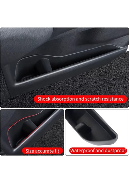 Araba Kapısı Depolama Yuvaları Toyota Land Cruiser Için Silika Jel Pad 250 Prado LC250 2024 2025 Araba Kapısı Saklama Kutusu (Yurt Dışından) modelleri