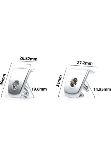 Bmw 7 Serisi F02 2009-2015 Kapı Kilidi Düğmesi Kapak Tabanı Için Araba Arka Kapı Cıvata Kilit Pimi Kapak Tabanı Kaplama (Yurt Dışından) indirimleri