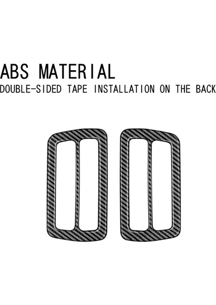 Toyota Tacoma Için Araç Ingutuzu Panel Hava Çocuk Çerçeşik Tacoma 2024 A/c Hava Çıkışı Döşeme Etiketleri Araç Aksesuarları Karbon Fiber (Yurt Dışından) modelleri
