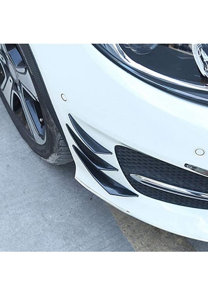 Evrensel Pvc Araba Ön Tampon Dudak Koruyucu Arka Difüzör Otomatik Spoiler Ayırtıcı Kanat Koruma Koruma 6pcs (Yurt Dışından) fırsatları