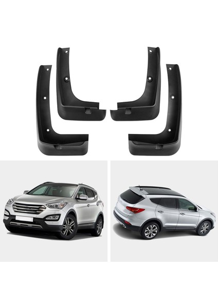 Hyundai Santa Fe Lx IX45 2013 - 2018 Çamur Fleps Splash Gardiyanlar Çamur Flep Mudguards Stil (Yurt Dışından) modelleri
