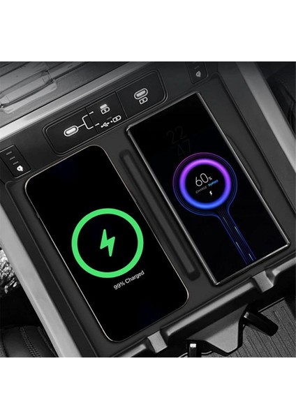 Hyundai Santa Fe 2024+ Için Araba Kablosuz Şarj Pedi Silikon Koruma Mat (Yurt Dışından) fırsatları