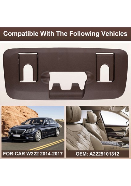 Araba Ön Koltuk Başlık Sabit Kapak Koruyucu Kapak A2229101312 Mercedes Benz S Sınıfı W222 2014-2017 Lhd (Yurt Dışından) fırsatları
