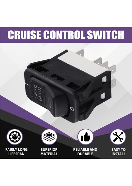 Peterbilt 16-09121 5G8EF2A11 Lhd Için Araba Cruise Control Switch Aç/kapalı (Yurt Dışından) fırsatları