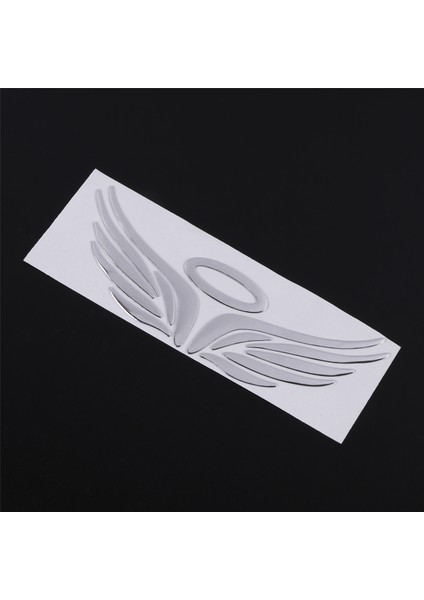 4x 3D Chrome Angel Wing Sticker Çıkartma Otomatik Araba Amblem Dekala Dekorasyon Renk Gümüş (Yurt Dışından) fırsatları