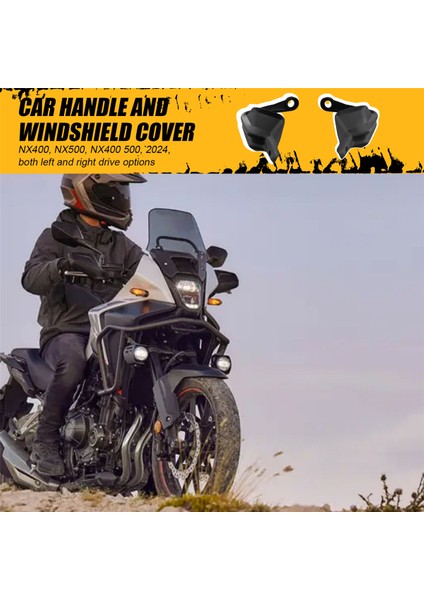Motosiklet Aksesuarları Handguard Fairing Shield El Koruma Koruyucusu Honda NX400 NX500 Nx 400 500 2024 (Yurt Dışından) indirimleri