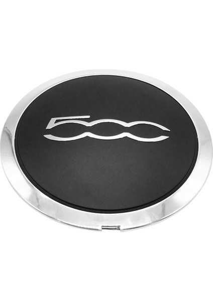 Fiat Için 133MM Hubcap 500 Tekerlekler Merkez Hub Kapakları 68078419AC 68078421AC Toz Kapağı 51884863 Gümüş (Yurt Dışından)